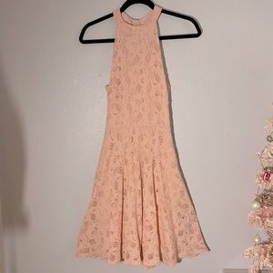 Aqua Blush Pink dress
